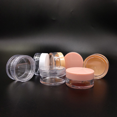 पारदर्शी प्लास्टिक सौंदर्य जार 10ml 15ml 30ml 60ml 80ml 100ml 120ml 150ml