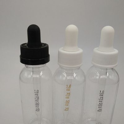 ग्लास प्लास्टिक ड्रॉपर बोतलें क्षमता 10ml 15ml 20ml 30ml 40ml 50ml 60ml 70ml 100ml 120ml मुद्रण 5000pcs