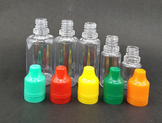 ई-तरल के लिए ई तरल बोतल 10ml 15ml 30ml 60ml 80ml 100ml मुद्रण रंग अनुकूलन