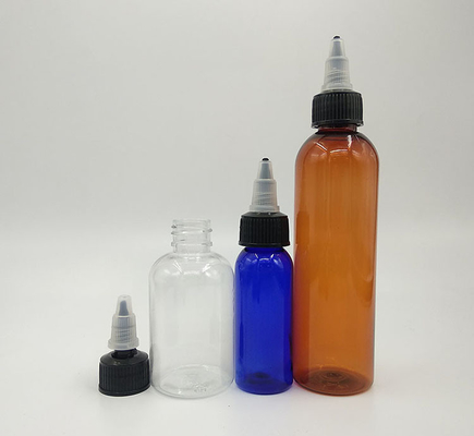 तरल के लिए बहुमुखी गोल बोतलें 10ml 15ml 30ml 60ml 80ml 100ml क्षमता