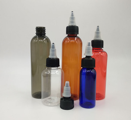 तरल के लिए बहुमुखी गोल बोतलें 10ml 15ml 30ml 60ml 80ml 100ml क्षमता