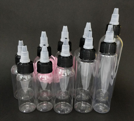 तरल के लिए बहुमुखी गोल बोतलें 10ml 15ml 30ml 60ml 80ml 100ml क्षमता