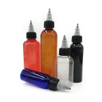 तरल के लिए बहुमुखी गोल बोतलें 10ml 15ml 30ml 60ml 80ml 100ml क्षमता