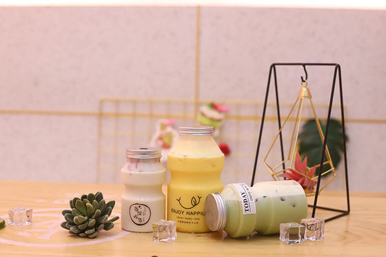 पारदर्शी बुलबुला चाय के जार 0.5 किलोग्राम क्षमता वाणिज्यिक जरूरतों के लिए