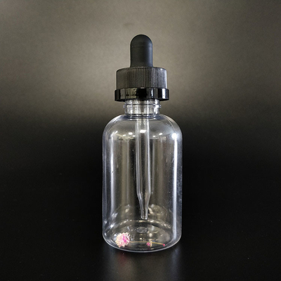 अनुकूलित प्लास्टिक ड्रॉपर बोतलें 10ml 15ml 20ml 30ml 40ml 50ml 60ml 70ml 100ml 120ml पेंच टोपी पारदर्शी