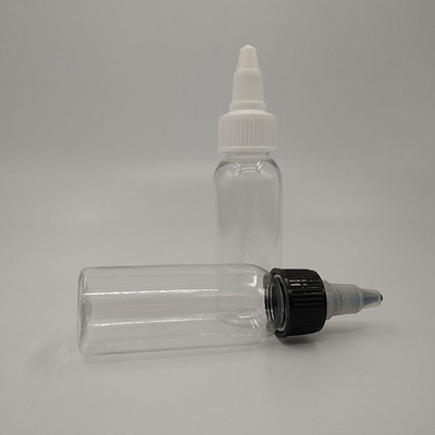 अनुकूलित लोगो के साथ 10ml 15ml 20ml 30ml 40ml 50ml 60ml 70ml 100ml 120ml प्लास्टिक ड्रॉपपर बोतलें