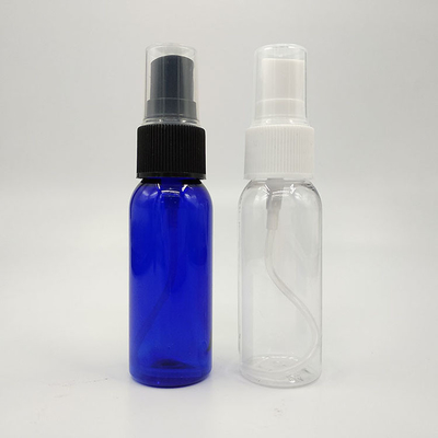 चिकनी सतह घरेलू पीईटी प्लास्टिक स्प्रे बोतल क्षमता 10ml 15ml 30ml 50ml 60m 70ml 100ml 200ml 500ml गोल