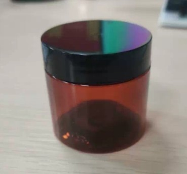 दबाव संवेदनशील गास्केट और अनुकूलित मुद्रण के साथ 100 मिलीलीटर प्लास्टिक कॉस्मेटिक जार सील करना