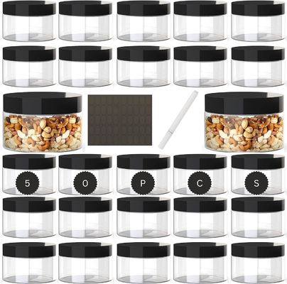 Customized Logo Plastic Cosmetic Jar for Customized Skincare Packaging Solutions