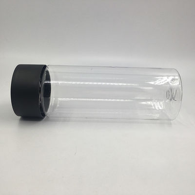 आइसोलेटेड चाय कप पेय बोतल आइसोलेशन स्क्रू-ऑन ढक्कन पुनः प्रयोज्य प्लास्टिक की बोतल के साथ