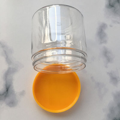 85 व्यास प्लास्टिक जार कंटेनर टिकाऊ और एल्यूमीनियम पन्नी सील के साथ सुरक्षित