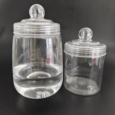 अनुकूलन 2oz 3oz 4oz 5oz 6oz 7oz 8oz क्षमता के साथ प्लास्टिक जार
