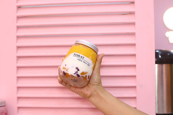 उच्च क्षमता वाले दूध चाय की बोतलें हैंडल के साथ अनुकूलित 120ml 250ml 350ml 500ml 1000ml