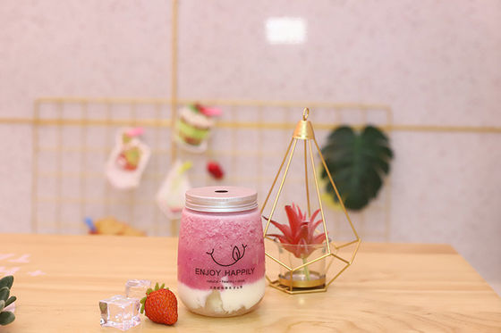 बी2बी आवश्यकताओं के लिए इन्सुलेशन और स्क्रू-ऑन ढक्कन वाले बबल टी जग