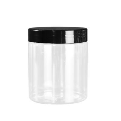 पारदर्शी प्लास्टिक कॉस्मेटिक जार क्षमता 10ml 15ml 30ml 60ml 80ml 100ml 120ml 150ml हल्के