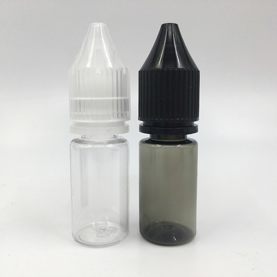 10ml 15ml 30ml 60ml 80ml 100ml बच्चों के लिए सुरक्षित गर्दन प्रकार और अनुकूलन मुद्रण रंग के साथ ई लिक्विड बोतल