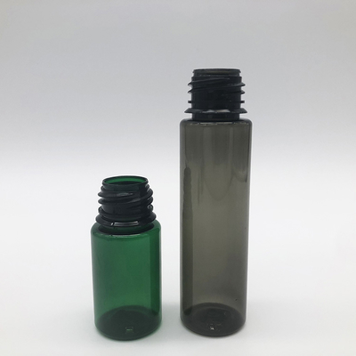 गोल ई तरल बोतल अनुकूलित लोगो क्षमता 10ml 15ml 30ml 40ml 60ml 80ml 100ml