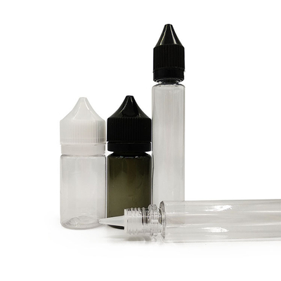 वेपिंग की ज़रूरतों के लिए सुविधाजनक टिकाऊ ई लिक्विड बोतल 10ml 15ml 30ml 60ml 80ml 100ml आकार