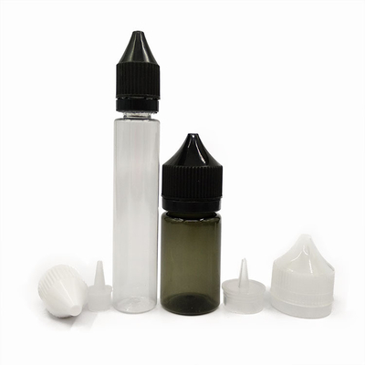 वेपिंग की ज़रूरतों के लिए सुविधाजनक टिकाऊ ई लिक्विड बोतल 10ml 15ml 30ml 60ml 80ml 100ml आकार