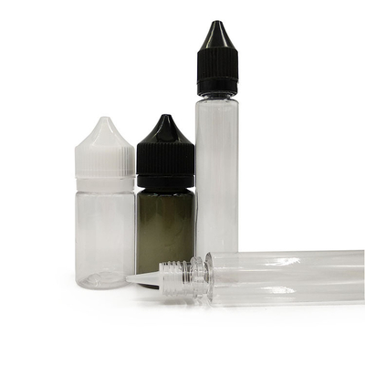 वेपिंग की ज़रूरतों के लिए सुविधाजनक टिकाऊ ई लिक्विड बोतल 10ml 15ml 30ml 60ml 80ml 100ml आकार