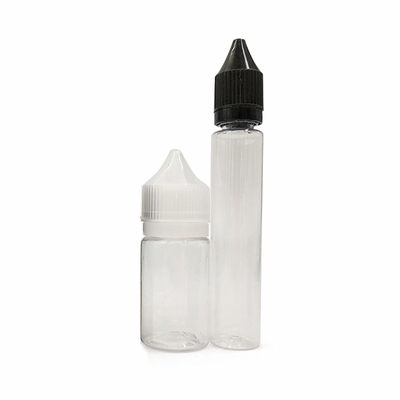 वेपिंग की ज़रूरतों के लिए सुविधाजनक टिकाऊ ई लिक्विड बोतल 10ml 15ml 30ml 60ml 80ml 100ml आकार