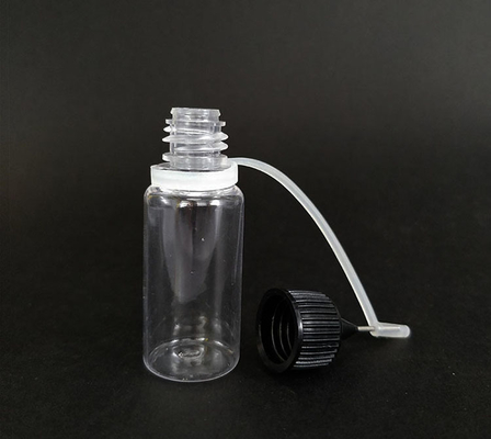 तरल पदार्थों के लिए पारदर्शी छोटी बोतलें क्षमता 10ml 15ml 30ml 40ml 60ml 80ml 100ml