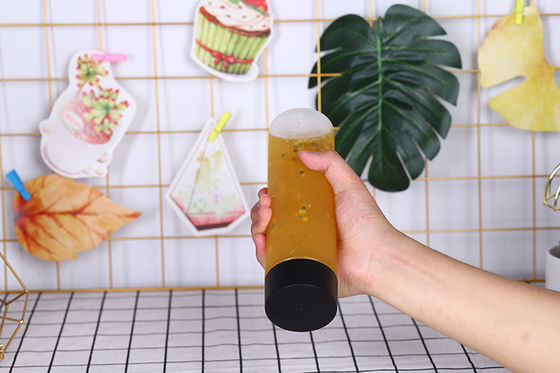 प्लास्टिक बबल टी जग क्षमता 120ml 250ml 350ml 500ml 1000ml प्लास्टिक सामग्री