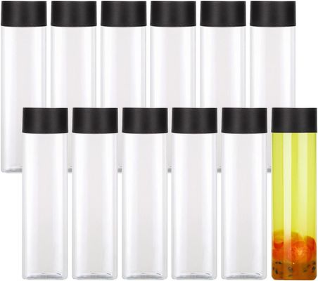 उच्च क्षमता वाली दूध चाय की बोतलें स्क्रू-ऑन ढक्कन के साथ स्पष्ट 120ml 250ml 350ml 500ml 1000ml