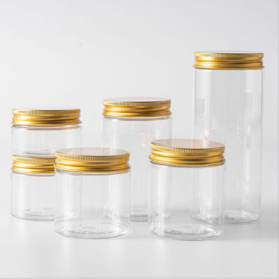 Top Quality Different Capacity with Screw Cap Multi clear Pet Spice Bottles Stackable Plastic Containers with Fast Shipping