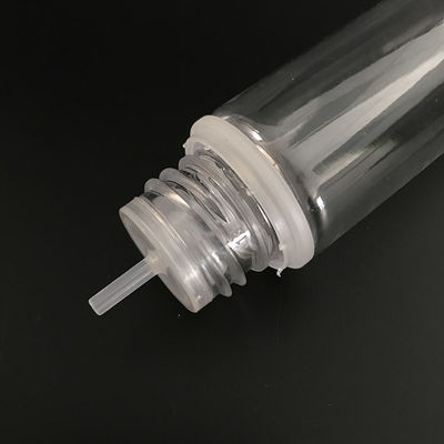 स्क्रीन प्रिंटिंग बाल प्रतिरोधी ई तरल बोतल 18 मिमी गर्दन आकार में स्क्रीन प्रिंटेड डिजाइन और बाल प्रतिरोधी टोपी के साथ