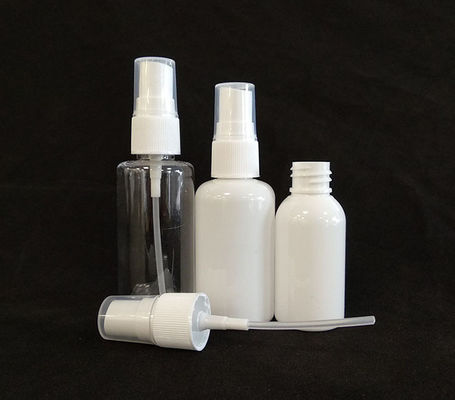 पारदर्शी तरल पदार्थ भंडारण के लिए एम्बर में क्लासिक पीईटी स्प्रे बोतल