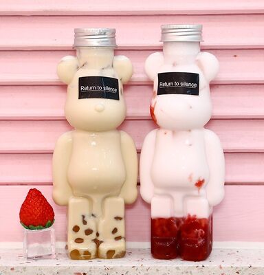 हैंडल हाँ बुलबुला चाय के जार 05 किलो क्षमता टिकाऊ सामग्री उपयुक्त वाणिज्यिक पेय परोसने के लिए एकदम सही