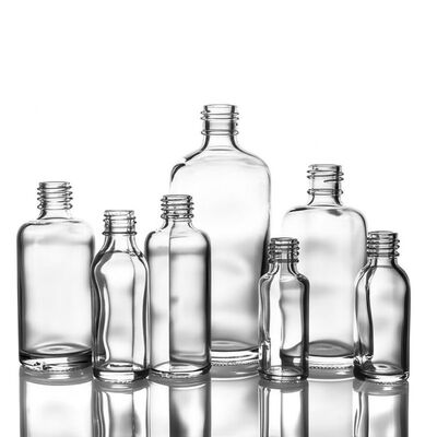 10ml 15ml 30ml 40ml 60ml 80ml 100ml तरल पदार्थों के लिए पारदर्शी छोटी बोतलें सीरम लोशन और अन्य तरल सूत्रों को रखने के लिए डिज़ाइन की गई हैं