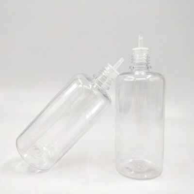 अनुकूलित ई तरल बोतल गोल शैली में 10ml 15ml 20ml 30ml 40ml 60ml 80ml 100ml आकार कई अनुप्रयोगों के लिए आदर्श