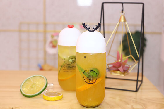 मध्यम लीक प्रूफ मिल्क टी बोतलें, चाय पैकेजिंग के लिए बिल्कुल सही, लीक प्रतिरोधी और सुरक्षित कंटेनरों को सुनिश्चित करती हैं