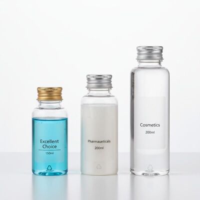 Customized Plastic Screw Top Bottles Reusable 150ml 200ml Pharmaceuticals and Cosmetics के लिए उत्कृष्ट विकल्प