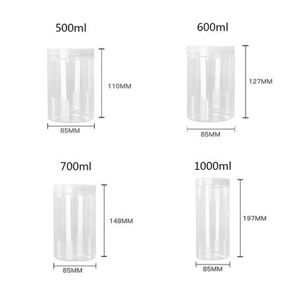 प्लास्टिक अनुकूलन प्लास्टिक कंटेनर लीक प्रतिरोधी भंडारण समाधान तरल और ठोस उत्पाद पैकेजिंग के लिए आदर्श