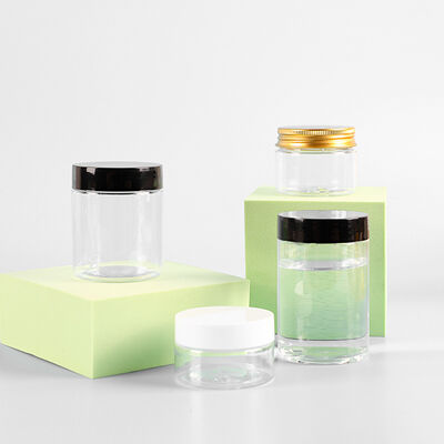 जार प्लास्टिक जार कंटेनरों सहित अनुकूलन मुद्रण खुदरा थोक पैकेजिंग और उत्पाद ब्रांडिंग जरूरतों के लिए उपयुक्त