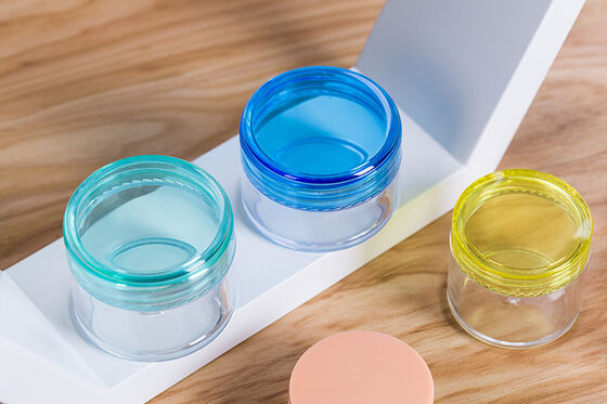 कस्टमाइजेशन प्रिंटिंग प्लास्टिक जार कंटेनर वाइड माउथ एयरटाइट जार, मसाले, जड़ी-बूटियाँ, क्रीम और पाउडर स्टोर करने के लिए आदर्श