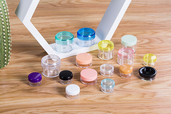 कस्टमाइजेशन प्रिंटिंग प्लास्टिक जार कंटेनर वाइड माउथ एयरटाइट जार, मसाले, जड़ी-बूटियाँ, क्रीम और पाउडर स्टोर करने के लिए आदर्श