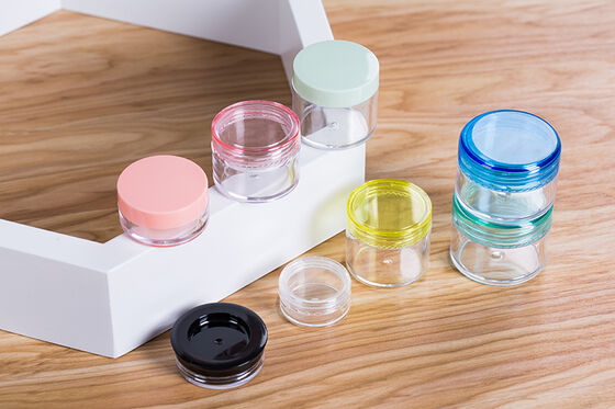 कस्टमाइजेशन प्रिंटिंग प्लास्टिक जार कंटेनर वाइड माउथ एयरटाइट जार, मसाले, जड़ी-बूटियाँ, क्रीम और पाउडर स्टोर करने के लिए आदर्श