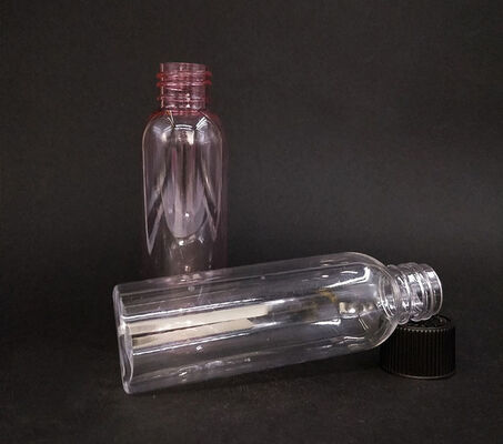पुन: प्रयोज्य प्लास्टिक स्क्रू टॉप बोतलें 150ml 200ml तरल पदार्थों के सुरक्षित परिवहन और भंडारण के लिए डिज़ाइन की गई लीक प्रूफ सील