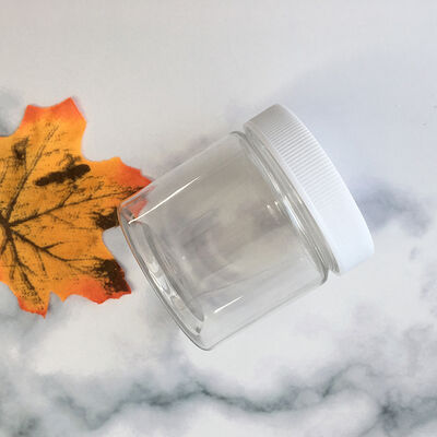 जार प्लास्टिक जार कंटेनर 100 व्यास लोगो अनुकूलन की सुविधा के साथ खाद्य पूरक और कॉस्मेटिक उत्पादों के लिए उपयुक्त