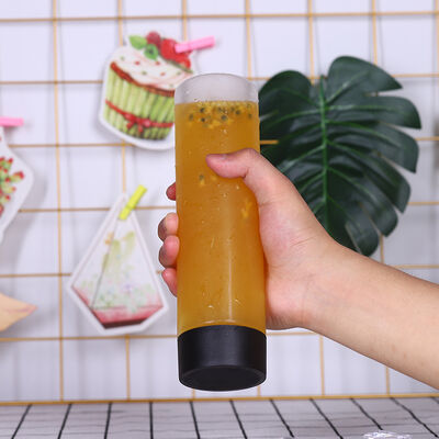 हैंडल यस मिल्क टी बोतलें 05 किग्रा स्क्रू ऑन ढक्कन लीक प्रूफ डिज़ाइन व्यावसायिक पेय पैकेजिंग और वितरण के लिए आदर्श