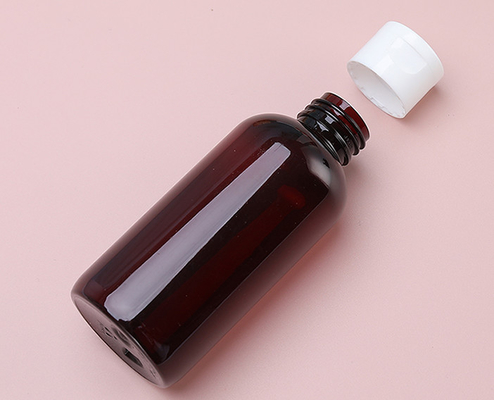 एचडीपीई कॉलर प्लास्टिक लोशन बोतलें लेबलिंग सतह हैंडलिंग के साथ 250ml बोतल क्षमता
