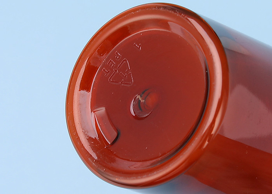 अरोमाथेरेपी क्रीम ब्राउन पीईटी स्क्रू टॉप स्क्वीज़ बोतल 120ML 150ML
