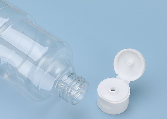 ISO9001 350ml HAPE क्लियर प्लास्टिक स्क्रू टॉप बॉटल BPA फ्री