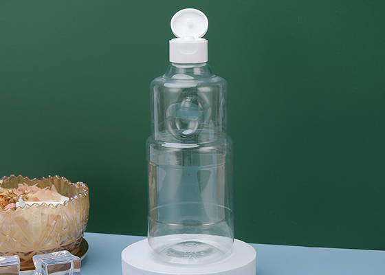 ISO9001 350ml HAPE क्लियर प्लास्टिक स्क्रू टॉप बॉटल BPA फ्री