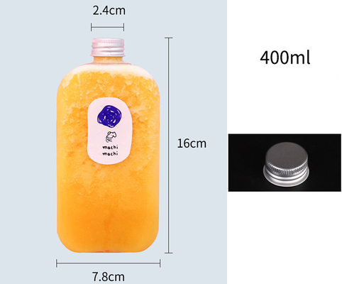 पुन: प्रयोज्य प्लास्टिक पेय शीतल पेय पालतू बोतलें 400ml 350ml