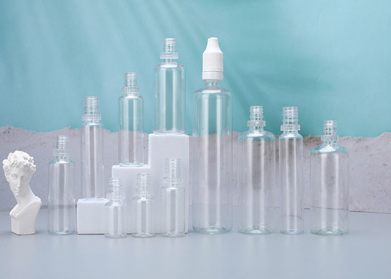 ODM पारदर्शी पीईटी ड्रॉपर ई तरल बोतल 4ml 5ml 10ml